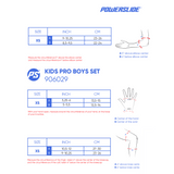 SKA906029 POWERSLIDE Kids Pro Boys Set | Schwarz Blau | Kinder Schützerset | Knie- Ellenbogen- und Handgelenkschoner