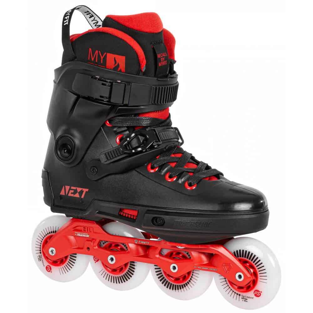 POWERSLIDE Next 80 Black Red | Trinity X | Urban Inline Skates