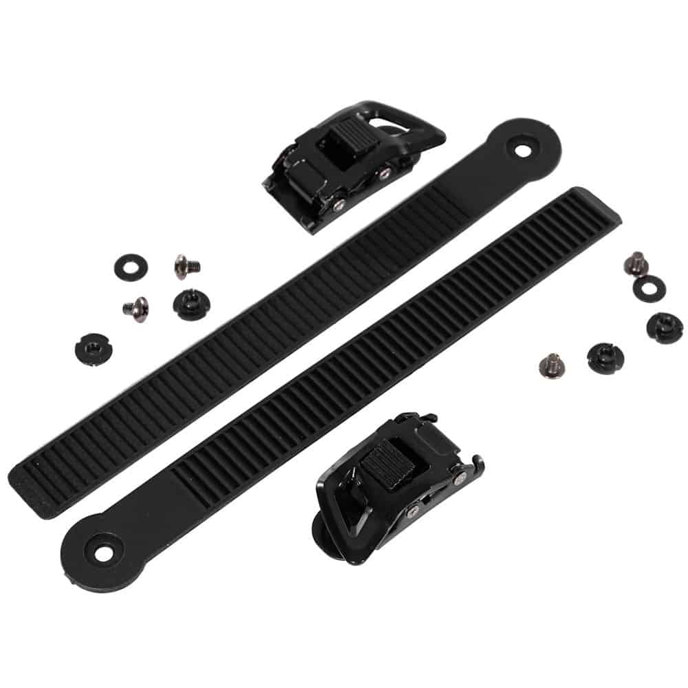 POWERSLIDE Shadow Buckle Black - L / R | Includes hardware | 1 set