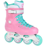 POWERSLIDE Zoom Cotton Candy 80 | Teal Pink | Nietbefestigung | Auch für breite Füße geeignet | Urban Inlineskates