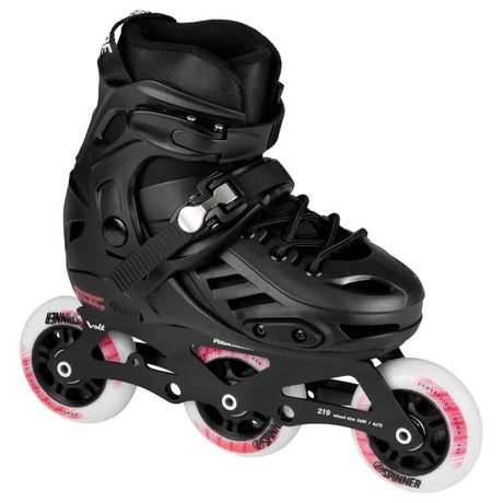 POWERSLIDE Khaan Junior Pro Black | Kids Inline Skates | Size Adjustable