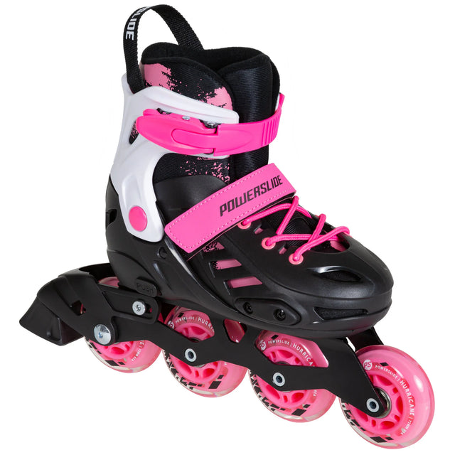 SKA940670 POWERSLIDE One Khaan Junior SQD Pink adj. | Größenverstellbar | Pink | Kinder Inlineskates | Größenverstellbar für Kinder