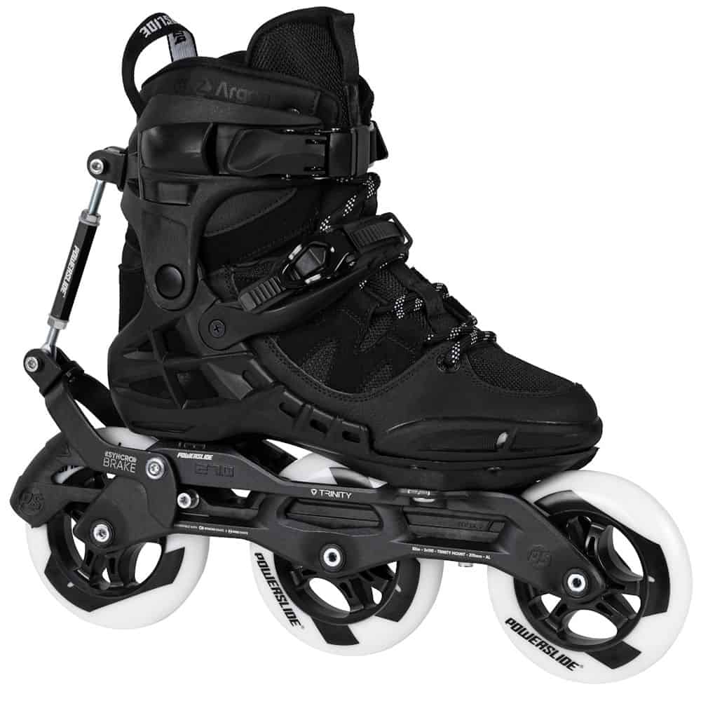 POWERSLIDE Phuzion Argon Syncro Black 110 | Trinity X | Fitness Inlineskates