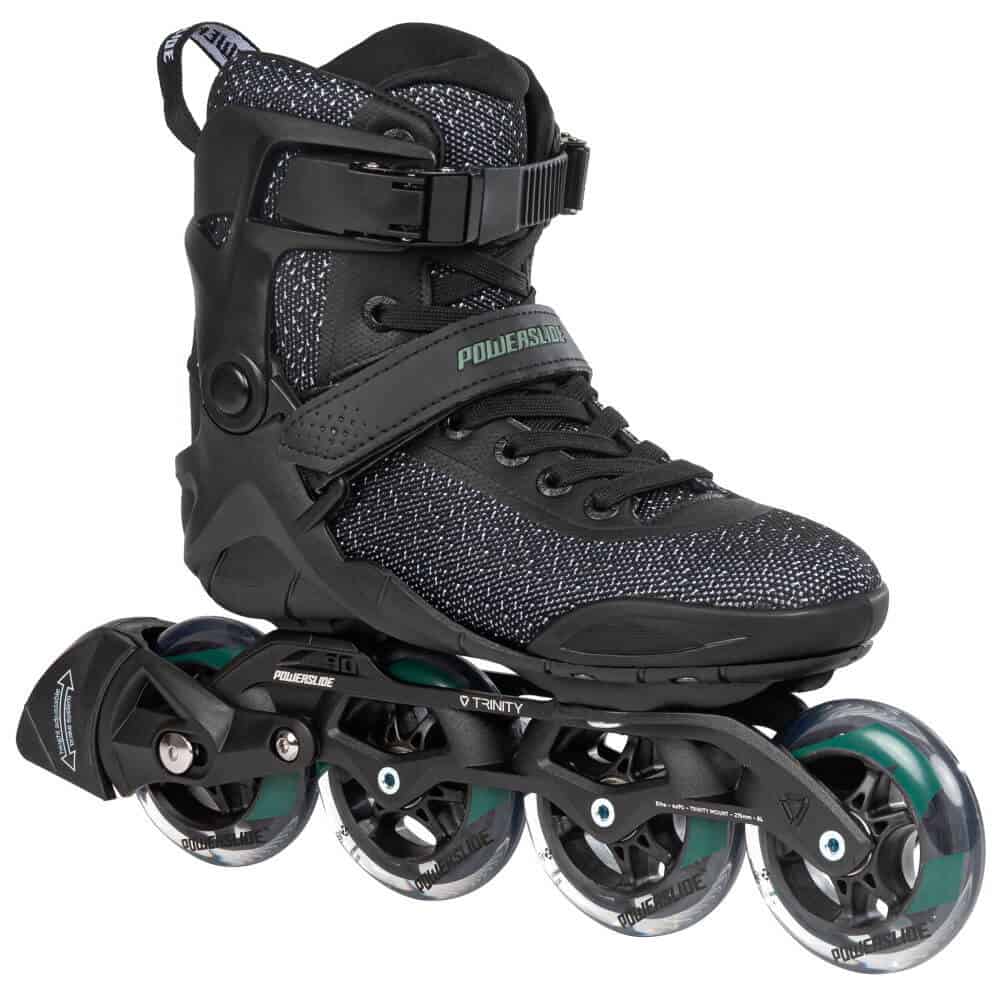 POWERSLIDE Phuzion Enzo 90 Black 2022 | Trinity X | Fitness Inline Skates