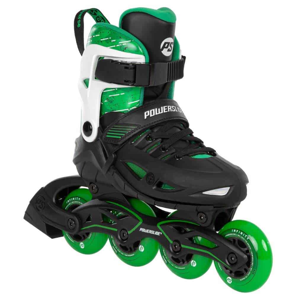 POWERSLIDE Phuzion Universe Green 4W XXII | Kinder Inlineskates | Größenverstellbar