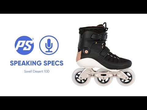 POWERSLIDE Swell Desert 100 | Bronze Black | Trinity X | Fitness Inline Skates