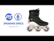 POWERSLIDE Swell Desert 100 | Bronze Schwarz | Trinity X | Fitness Inlineskates