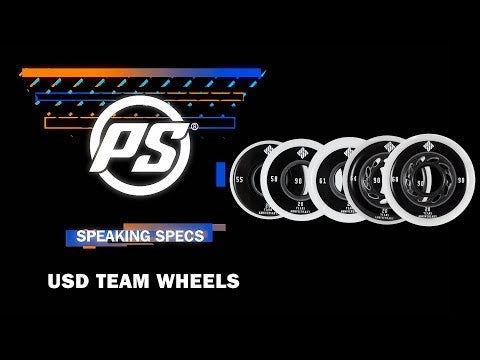 USD Team Wheels 68mm 90A | 4-Pack | Aggressive inline wheels