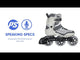 SKA901984 POWERSLIDE Phuzion Trinity Krypton 100 Grey | Trinity X | Fitness Inlineskates Fitness Inline Skating Rollerblading Freizeitskates Freizeit Skating Inlinerfahren Inliner laufen Skating Rollerblades Inline Skateschule und Skateshop SkaMiDan Weil am Rhein Deutschland Germany