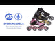 SKA904629 POWERSLIDE 3X adj. Evo Lavender | 165mm Dual Point Mounting | Größenverstellbar | Speed Inlineskates für Kinder | Inline Speed Skating | Inlineskates Trinity X Freestyle Inlineskates Inlineskates Weiß Lila Freestyle Inline Skating Slalom Skating Slalom Schiene Best Freestyle Skate Slalom Skate Powerslide Hardcore Evo Pro 90 2021 Slalom Frame Freestyle Frame Schienen Frames Speed Inline Skating Urban Inlineskates Trinity Trinity X Powerslide Trinity Schienen Trinity Frames Urban Inline Skating Urba