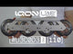 IQON Decode Grindblock | Passen für IQON Decode Frames | Nylon plus Kohlefaser | 1-Paar