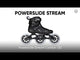 SKA904608 POWERSLIDE Stream Carbon 125 318mm | Schwarz | Trinity X Mounting | Speed Inlineskates | Speed & Marathon Inlineskates