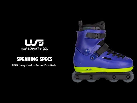 SKA710232 USD Sway 60 Carlos Bernal Pro | Purple Green | UFS | 1-Paar Aggressive Inlineskates Aggressive Inline Skating Powerblading Schiene Frames Soulplates Soul Plate Aggressive Inline Frames Aggressive Inline Schienen Stunt Schienen Stunt Frames Flat Frames UFS Universal Frame System Rollerblade Frames Stunt Skating Spacer Inline Skating Inliner Skateschule und Skateshop Weil am Rhein SkaMiDan Lörrach Freiburg Basel Deutschland Germany