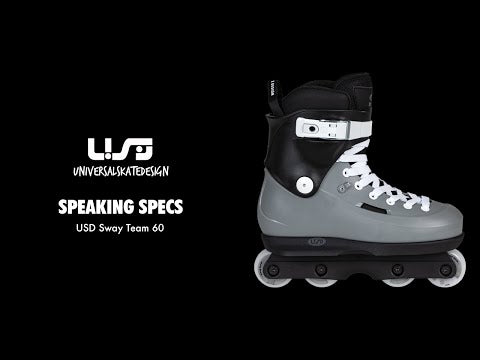 USD Sway 60 Team Grey Black | Stunt Skates | Aggressive Inlineskates | UFS