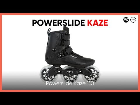 POWERSLIDE Kaze 110 Black | 3D Adapt | Trinity X | Urban Inlineskates