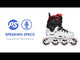 SKA908369 POWERSLIDE Next 90 Black White Trinity X Urban Inlineskates Inline Skating Rollerblading Inline Urban Skating Urban Inline Skating Hartschalen Skate Free Skating Rollen Kinder Inliner Skateshop und Skateschule Weil am Rhein SkaMiDan