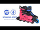 SKA940659 POWERSLIDE Phuzion Stargaze Pink Kinder Inlineskates Inline Skating Inliner Kinderskates Kids Skates Kinder Inliner Rollschuhe Rollerblades Inliner Skateshop und Skateschule Weil am Rhein SkaMiDan