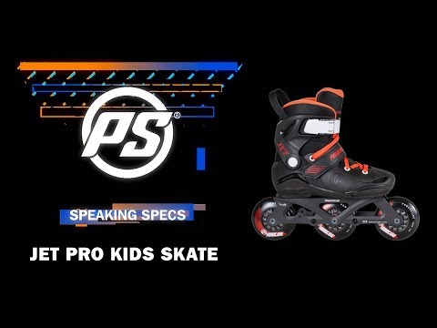 SKA940637 POWERSLIDE Jet Pro Black Kids Inlineskates (größenverstellbar) Inliner Skateschule und Skateshop Weil am Rhein SkaMiDan